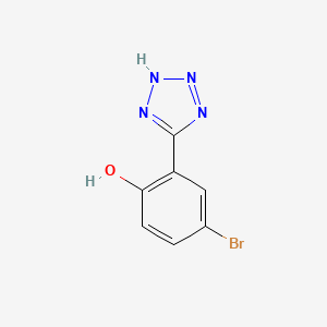 4-bromo-2-(2H-1,2,3,4-tetrazol-5-yl)phenol