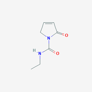molecular formula C7H10N2O2 B14512603 N-Ethyl-2-oxo-2,5-dihydro-1H-pyrrole-1-carboxamide CAS No. 62613-77-8