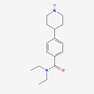 N,N-Diethyl-4-piperidin-4-yl-benzamide