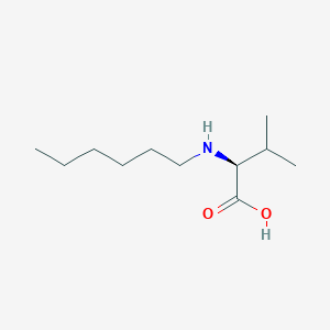 molecular formula C11H23NO2 B14512639 N-Hexyl-L-valine CAS No. 62765-48-4