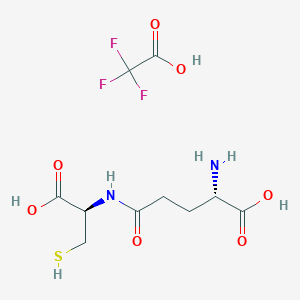 molecular formula C10H15F3N2O7S B1451268 Gamma-glutamylcysteine TFA 