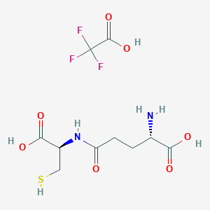 molecular formula C10H15F3N2O7S B1451268 Gamma-glutamylcysteine (TFA) CAS No. 283159-88-6