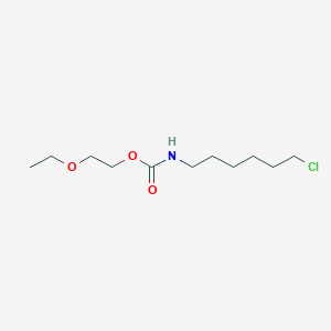 molecular formula C11H22ClNO3 B14512751 2-Ethoxyethyl (6-chlorohexyl)carbamate CAS No. 62568-67-6