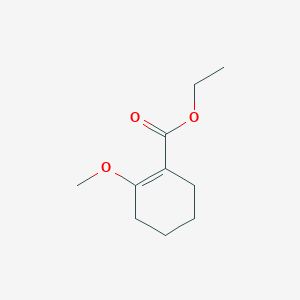 molecular formula C10H16O3 B14512819 Ethyl 2-methoxycyclohex-1-ene-1-carboxylate CAS No. 62820-84-2