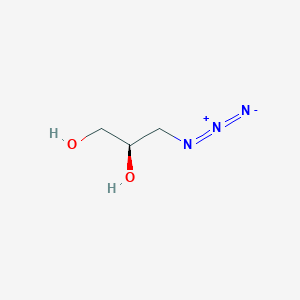 molecular formula C3H7N3O2 B145129 (R)-3-叠氮-1,2-丙二醇 CAS No. 131321-84-1