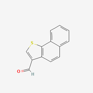 molecular formula C13H8OS B14512949 Naphtho[1,2-B]thiophene-3-carbaldehyde CAS No. 62615-54-7