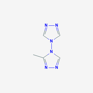 molecular formula C5H6N6 B14512983 3-Methyl-4,4'-bi(1,2,4-triazole) CAS No. 63523-91-1