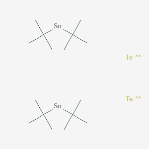 molecular formula C16H36Sn2Te2 B14513024 Di-tert-butyl-lambda~2~-stannane--tellurium (1/1) CAS No. 63163-41-7