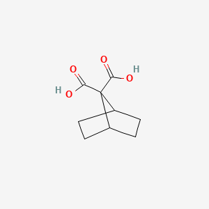 molecular formula C9H12O4 B14513057 Bicyclo[2.2.1]heptane-7,7-dicarboxylic acid CAS No. 62821-14-1
