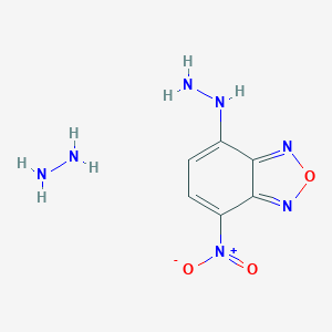 molecular formula C6H9N7O3 B145131 4-Hydrazino-7-nitro-benzofurazan hydrazine adduct CAS No. 131467-87-3