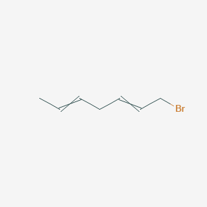 molecular formula C7H11Br B14513102 1-Bromohepta-2,5-diene CAS No. 62938-18-5