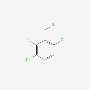 molecular formula C7H4BrCl2F B1451314 3,6-Dichloro-2-fluorobenzyl bromide CAS No. 916420-69-4