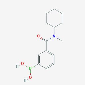 molecular formula C14H20BNO3 B1451322 (3-(环己基(甲基)氨基羰基)苯基)硼酸 CAS No. 1072945-73-3
