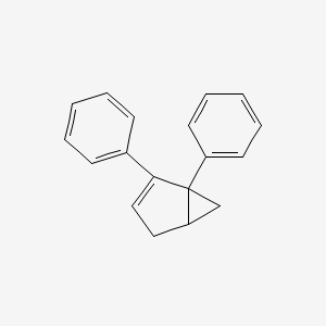 molecular formula C18H16 B14513220 1,2-Diphenylbicyclo[3.1.0]hex-2-ene CAS No. 62907-49-7