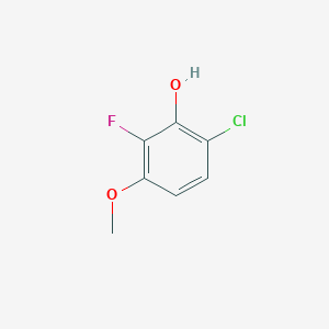molecular formula C7H6ClFO2 B1451326 6-Chloro-2-fluoro-3-methoxyphenol CAS No. 1017777-74-0