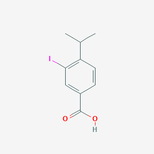 molecular formula C10H11IO2 B1451332 3-Iodo-4-isopropylbenzoic acid CAS No. 99059-64-0