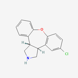 trans-5-chloro-2,3,3a,12b-tetrahydro-1H-dibenzo[2,3:6,7]oxepino[4,5-c]pyrrole