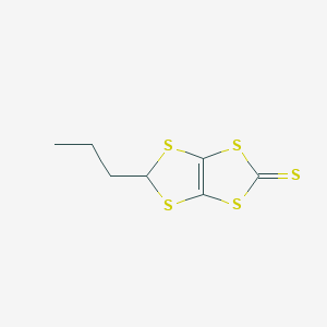 molecular formula C7H8S5 B1451338 5-Propyl-1,3-dithiolo[4,5-d][1,3]dithiole-2-thione CAS No. 202126-48-5