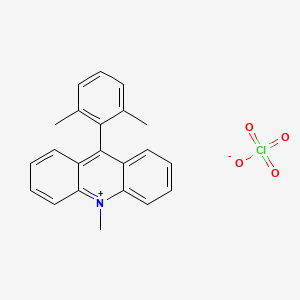 molecular formula C22H20ClNO4 B1451352 9-(2,6-Dimethylphenyl)-10-methylacridinium Perchlorate CAS No. 1276539-32-2