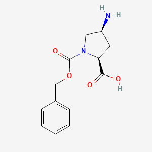 (2S,4S)-4-Amino-1-((benzyloxy)carbonyl)pyrrolidine-2-carboxylic acid