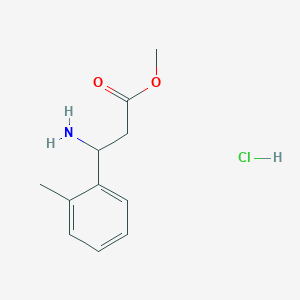 Methyl 3-amino-3-(2-methylphenyl)propanoate hydrochloride