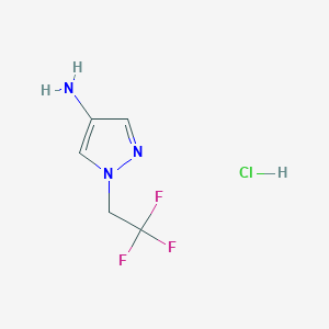 1-(2,2,2-trifluoroethyl)-1H-pyrazol-4-amine hydrochloride