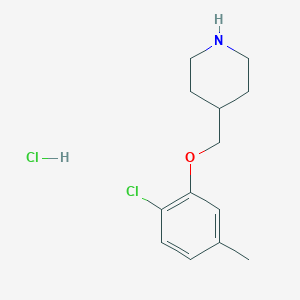 2-Chloro-5-methylphenyl 4-piperidinylmethyl ether hydrochloride