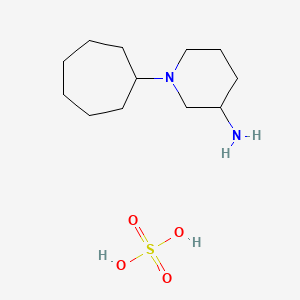 1-Cycloheptylpiperidin-3-amine sulfate