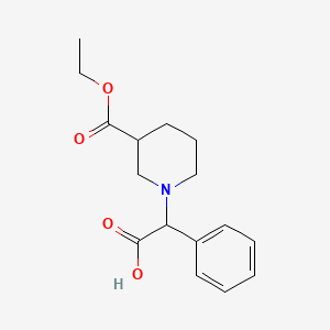 1-(Carboxy-phenyl-methyl)-nipecotic acid ethyl ester