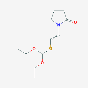 molecular formula C11H19NO3Si B14513688 CID 78063953 