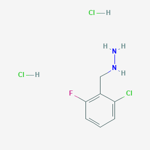 (2-Chloro-6-fluorobenzyl)hydrazine dihydrochloride
