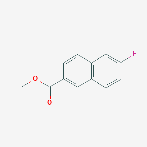 molecular formula C12H9FO2 B1451372 Methyl 6-Fluoro-2-naphthoate CAS No. 5043-00-5
