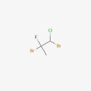 molecular formula C3H4Br2ClF B1451375 1-Chloro-1,2-dibromo-2-fluoropropane CAS No. 885276-04-0