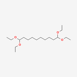 molecular formula C18H38O4 B14513822 1,1,10,10-Tetraethoxydecane CAS No. 63006-47-3