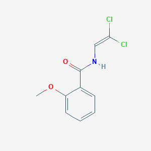 molecular formula C10H9Cl2NO2 B14513826 N-(2,2-Dichloroethenyl)-2-methoxybenzamide CAS No. 62513-94-4