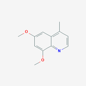 molecular formula C12H13NO2 B1451387 6,8-二甲氧基-4-甲基喹啉 CAS No. 51049-14-0