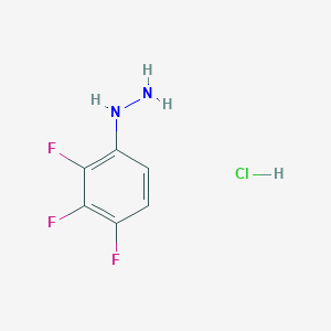 molecular formula C6H6ClF3N2 B1451389 2,3,4-Trifluorophenylhydrazine hydrochloride CAS No. 502496-30-2
