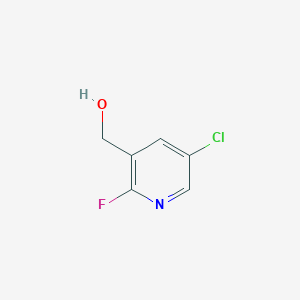 molecular formula C6H5ClFNO B1451395 (5-Chloro-2-fluoropyridin-3-yl)methanol CAS No. 884494-79-5