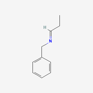 molecular formula C10H13N B14513969 N-Propylidenebenzenemethanamine CAS No. 63459-05-2