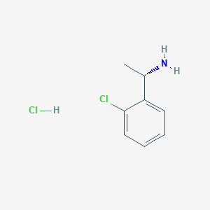 molecular formula C8H11Cl2N B1451399 (S)-1-(2-氯苯基)乙胺盐酸盐 CAS No. 1398109-11-9