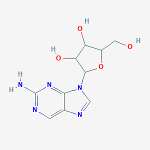 molecular formula C₁₀H₁₃N₅O₄ B014514 2-Aminopurine riboside CAS No. 4546-54-7