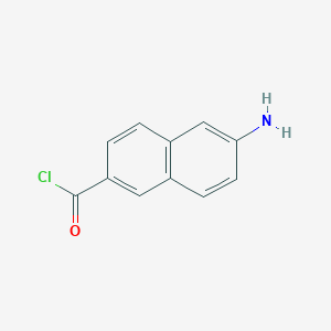 molecular formula C11H8ClNO B145141 6-Aminonaphthalene-2-carbonyl chloride CAS No. 132614-27-8