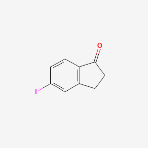 molecular formula C9H7IO B1451416 5-Iodo-2,3-dihydro-1H-inden-1-one CAS No. 511533-38-3