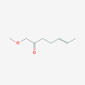 molecular formula C8H14O2 B14514194 1-Methoxyhept-5-EN-2-one CAS No. 62680-19-7