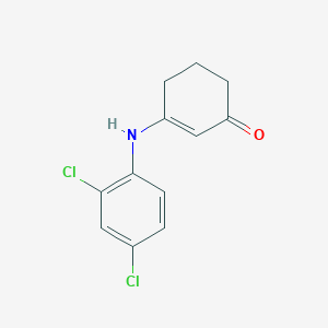 3-[(2,4-Dichlorophenyl)amino]cyclohex-2-en-1-one