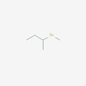molecular formula C5H12Se B14514238 Butane, 2-(methylseleno)- CAS No. 62740-54-9