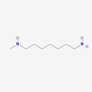 molecular formula C8H20N2 B14514407 1,7-Heptanediamine, N-methyl- CAS No. 62578-09-0