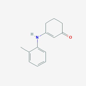 molecular formula C13H15NO B1451452 3-[(2-Methylphenyl)amino]cyclohex-2-en-1-one CAS No. 400873-21-4