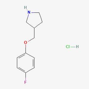 3-((4-Fluorophenoxy)methyl)pyrrolidine hydrochloride