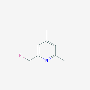 molecular formula C8H10FN B145146 2-(Fluoromethyl)-4,6-dimethylpyridine CAS No. 135183-02-7